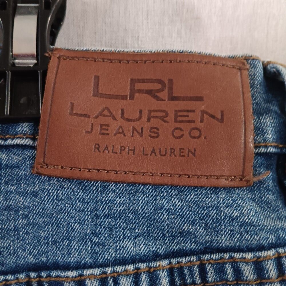Lauren Ralph Lauren Jeans Company Denim Blue Jeans Women’s Size 12 Straight Leg - Picture 5 of 7